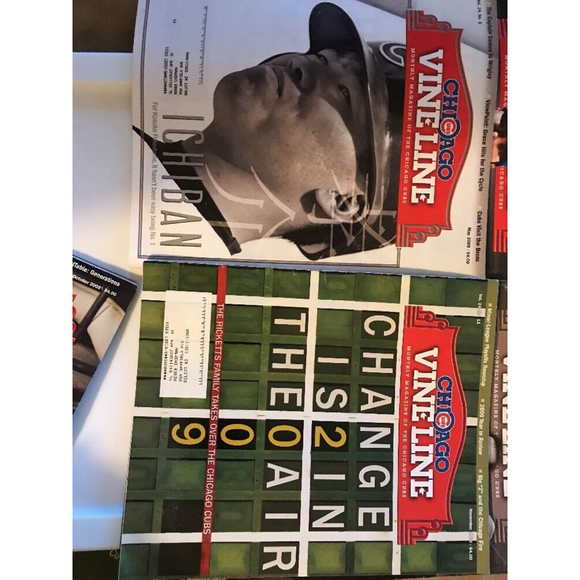 Chicago Cubs Vine Line Lot 12 Magazines All Of 2009 January Thru December - Picture 6 of 7